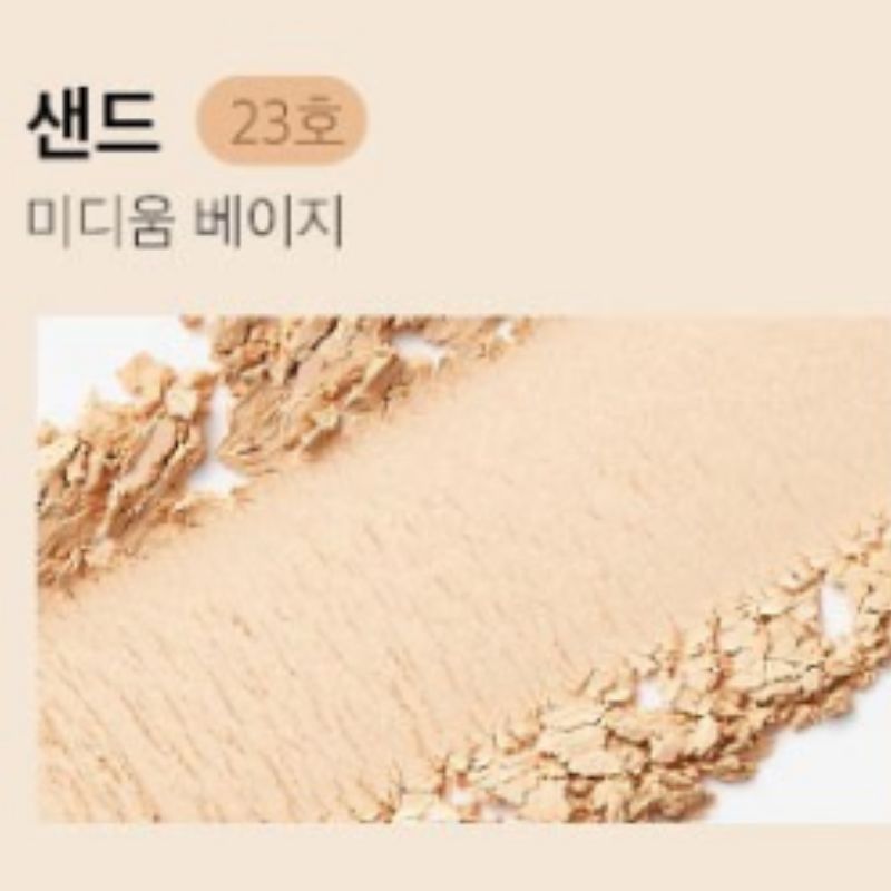 MISSHA Signature Dramatic Two Way Pact SPF25 PA++ Foundation Powder Pact Natural Coverage Long Lasting Makeup 9.5g