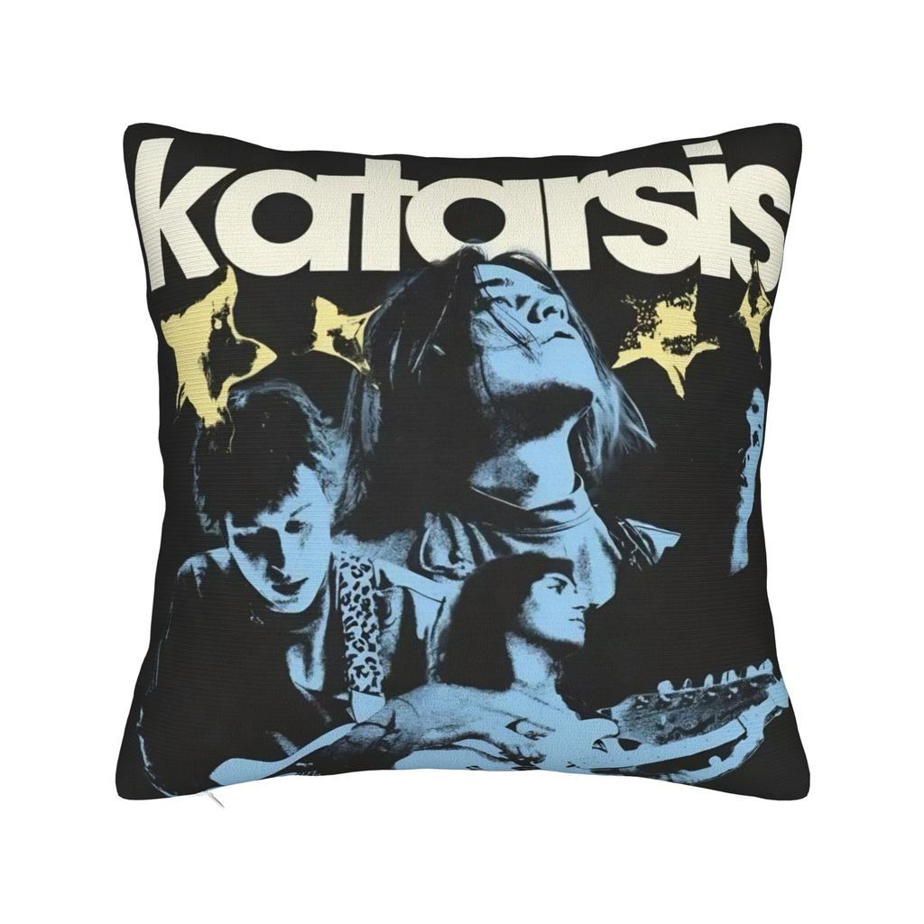 Katarsis Tavo Akys Eurovisions 2025 Pillow Cover Cute Funny Pillow Case For Sofa Home Decor Square Pillowcases Gift Idea