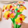 1 Piece Stationery Flowers Cute Cartoon Panda Soft Gel Pen Sunflower School Office Kawaii Supplies Creative Pens
