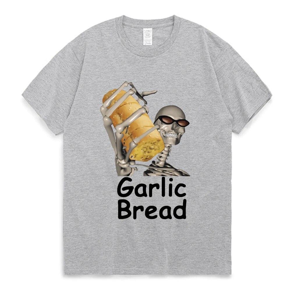 Garlic Bread When Ur Mom Com HOM N Maek Hte T Shirt Unisex Women Graphic Print Tees 90s Vintage Gothic Cotton T-shirts Oversized