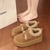 Thick-soled Velvet Doudou Birkenstocks New Autumn and Winter Birkenstocks Cotton Shoes Warm Snow Boots