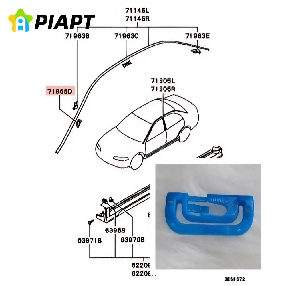 20PCS OE#MB880455 Windshield Fixing Clips for Mitsubishi Montero