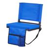 SucceBuy Stadium Seat Folding Bleacher Chair with Back Support Thick Cushion Stadium Seat for Bleacher Includes Shoulder Strap