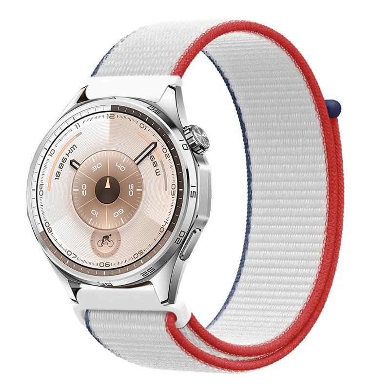 22mm 20mm Nylonarmband für Huawei Watch 5 4 GT6 GT6 Pro GT5-4-3 46mm Armband im Flaggen-Stil Amazfit Bip 6 Active 2 Balance 2 Correa