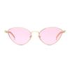 GUCCI Heart Pendant Cat's Eye Sunglasses Pink