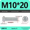 4.8 Grade Galvanized Phillips Round Head Screw (M2-M8)