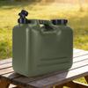 10L/15L No Leakage Camping Bucket with Spigot Water Dispenser W/ Wide Filler Opening for Vehicle Car Outdoor Hiking Picnic