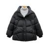 Feather 90 white duck down new national standard women's simple solid color short down jacket women's coat