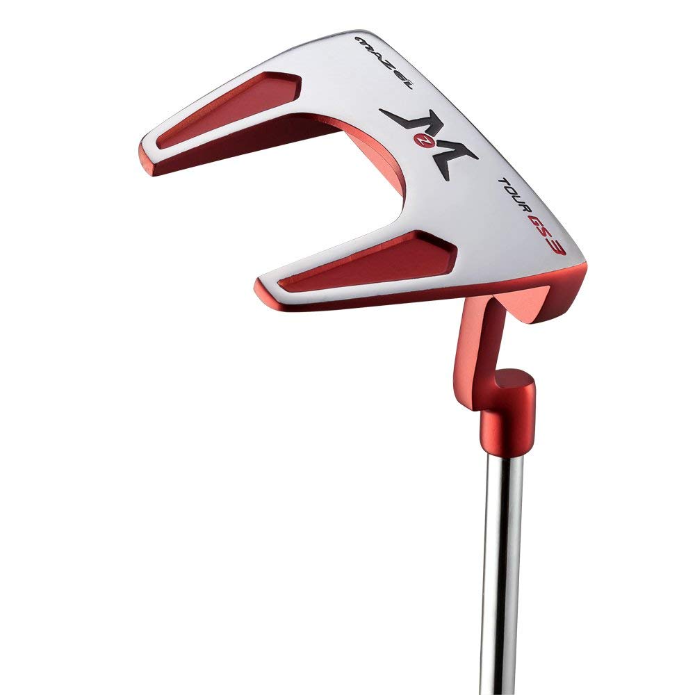 MAZEL Putter Golf Club with Headcover 34 Men's Right-Handed (GS3 - Red, inches)