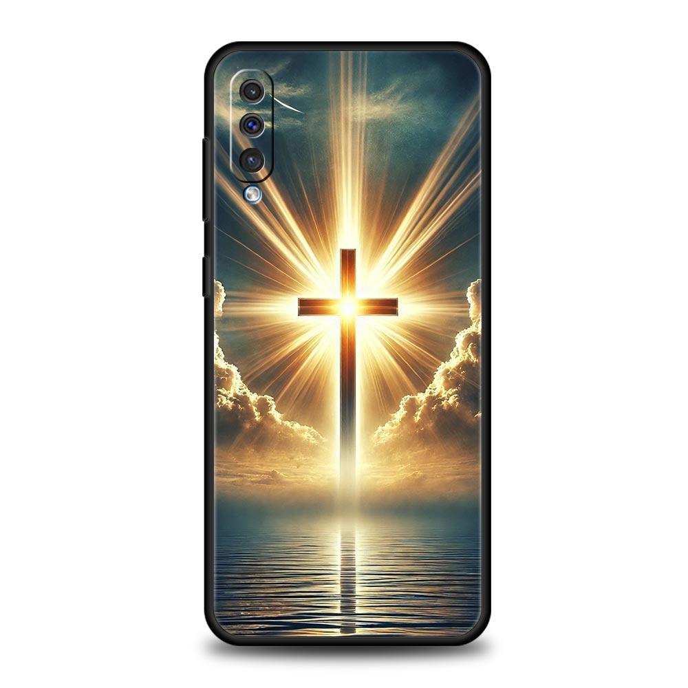 Case Faith Christian Religious Jesus For Samsung A24 A12 A14 A16 A32 A50 A70 A20E A20S A22 A34 A54 A42 A52 5G A04s A06 Cover