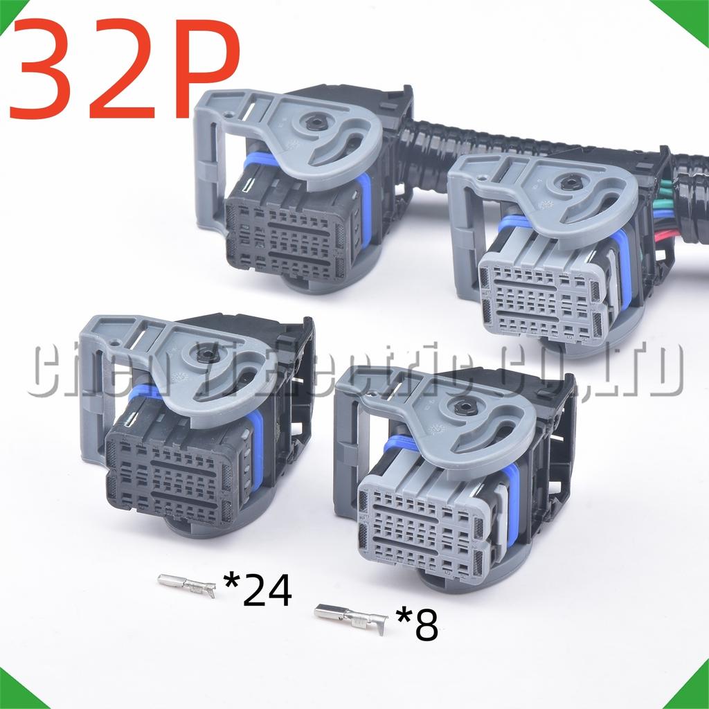 32/48 Pin Automobile Engine Computer Board Plug ECU Connector For Focus Mondeo Peugeot 5009934111 5009935112 301 307 308 408
