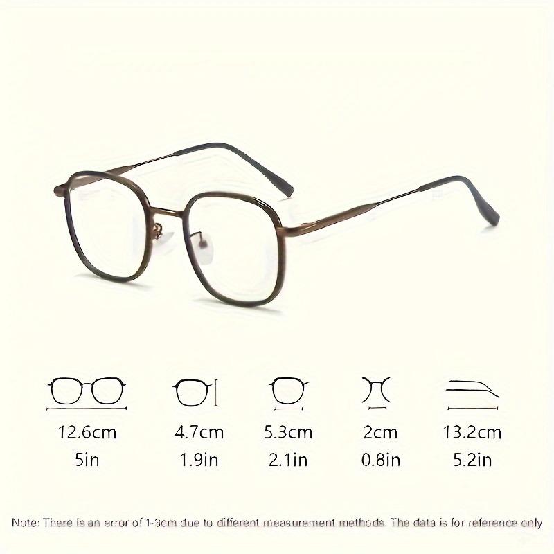 1 Pcs Pochromic Glasses - Slimming Round Frame Anti-Blue Light Full-Rim Design for Men & Women - Ideal for Daily Fashion