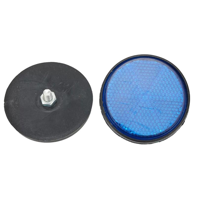 Motorcycle Circular Reflector Electric Vehicle Bicycle Waterproof Dustproof Night Warning Reflector 6Mm Hexagonal Screw Fixation