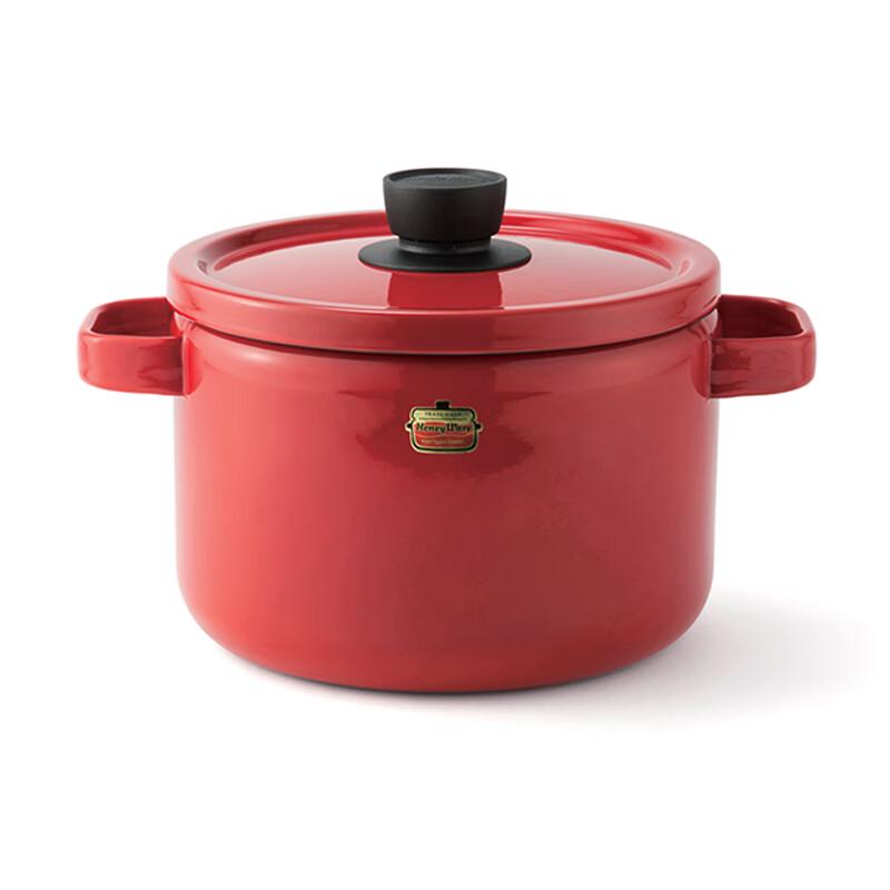 FUJIHORO Enamel Deep Soup Pot