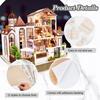 OLYCRAFT 12 Sheets, 12 Colors Dollhouse Wallpaper, Wall Stickers, Light Colors, Paper, Self-Adhesive, DIY Dollhouse Decoration, Craft, Home Decor,