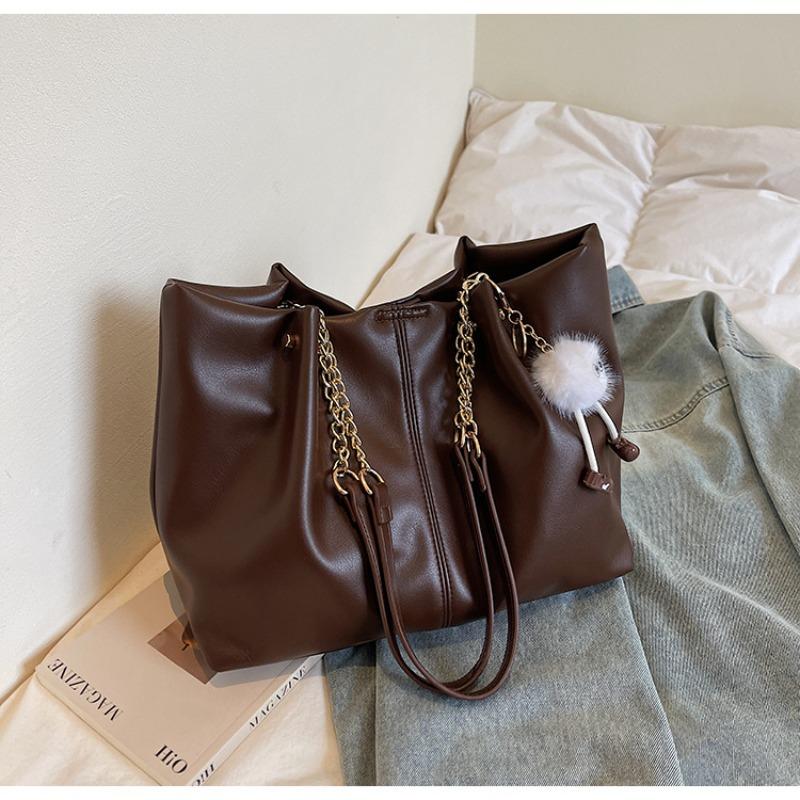 High-end Style Large-capacity Tote Bag for Students' School Commuting and Carrying on Their Shoulders