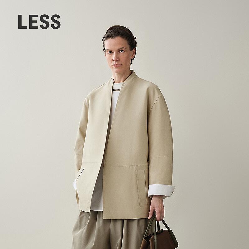 Less 2026 Autumn Stand Collar Loose Jacket