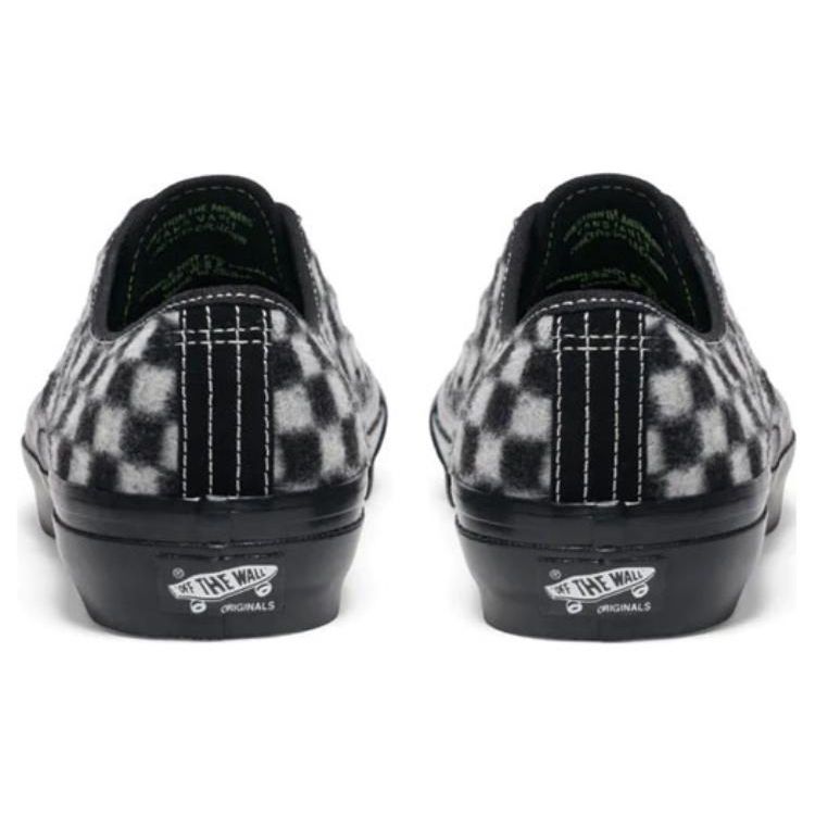 Vans Concepts X  Authentic Vault Og Lx Low Top Skate Shoes Unisex Sneakers Black White Checkerboard VN0A4BV9Y28