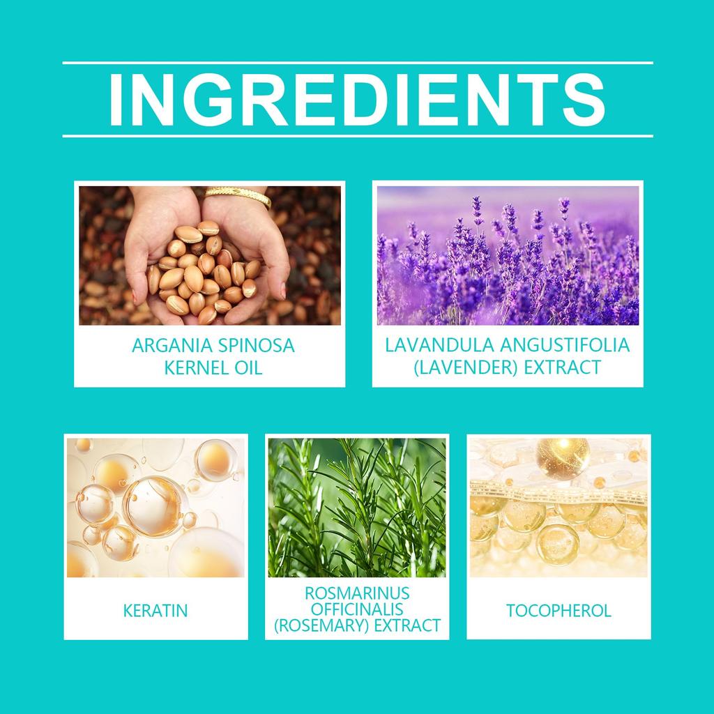 Biotin a rozmarýn Šampon a ošetření Set Bez parabenů Bez silikonu Šampon a ošetření pro všechny typy vlasů Kondicionér 100 ml