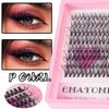 Diy Segmented Single Tuft Of Hair D Curve False Eyelashes 10-16Mm Thick Curled Eyelashes