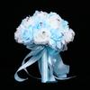 Crystal Wedding Flowers Western Wedding Flower Simulation Rose Flower Small Bouquet Rhinestone Lace Hand Bouquet