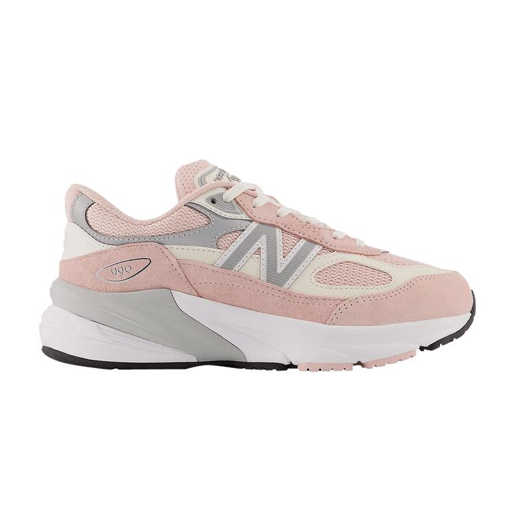 

Детские кроссовки New Balance 990v6 Big Kid Pink Haze белые GC990PK6