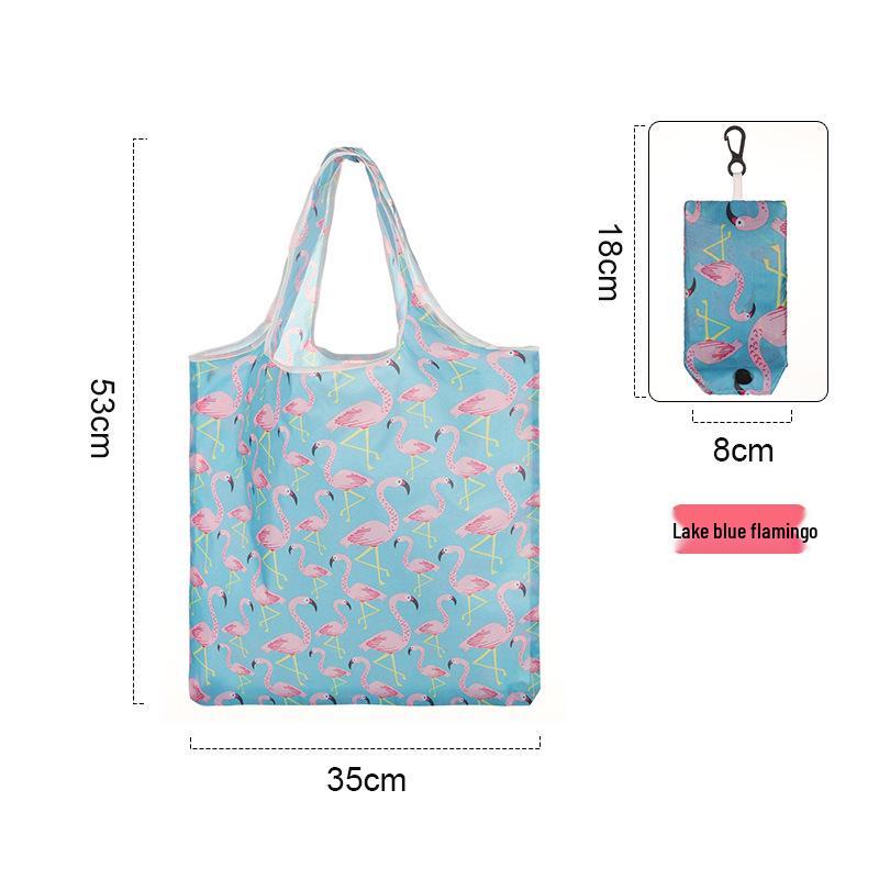 

In-stock Large Floral Tote Bag - Fast Shipping, 190T Polyester, Foldable Shopping/Advertising Gift Bag