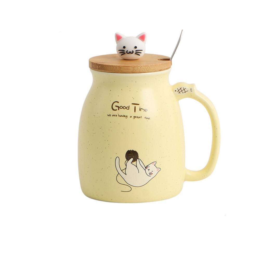 Ceramic Tea Cup Japanese Style Iced Yogurt Cup Drinkware Coffee Mug  Office