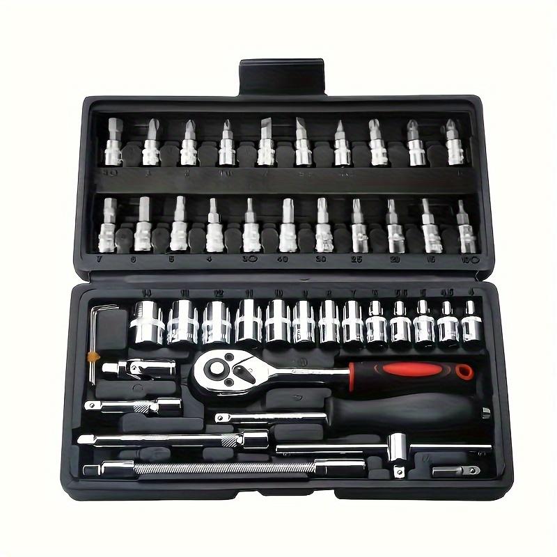 

46-piece Sleeve Quick Ratchet Wrench Screwdriver Toolbox Xiaofei Automobile Maintenance Hardware Set Kit Tools