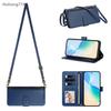 For Honor X6 X6A X6B X6S X7A X7b X7C X7E X8 X8A X8B X9 X9A X9b 4G 5G Case Zipper Coin Purse Flip Leather Cover Crossbody Bag Wireless Charging