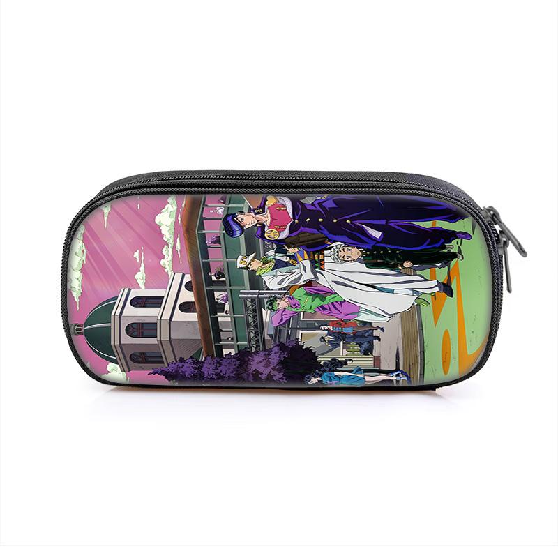 Astuccio per matite JoJo's Bizarre Adventure versatile cartone animato grande capacità articolo popolare miglior regalo per ragazzo o ragazza per compleanni scolastici