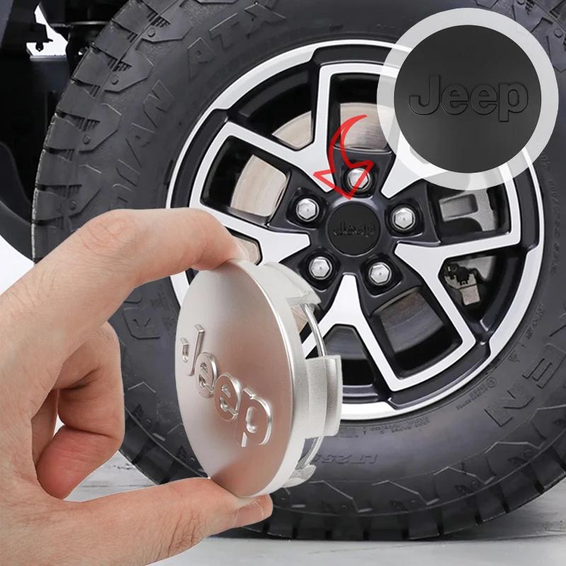 Pentru Jeep 4 Bucăți 55/63MM Capac Centru Roată Logo Mașină Accesorii Instrument Butuc Roată Pentru Jeep Patriot Liberty Grand Cherokee Wrangler JK Gl