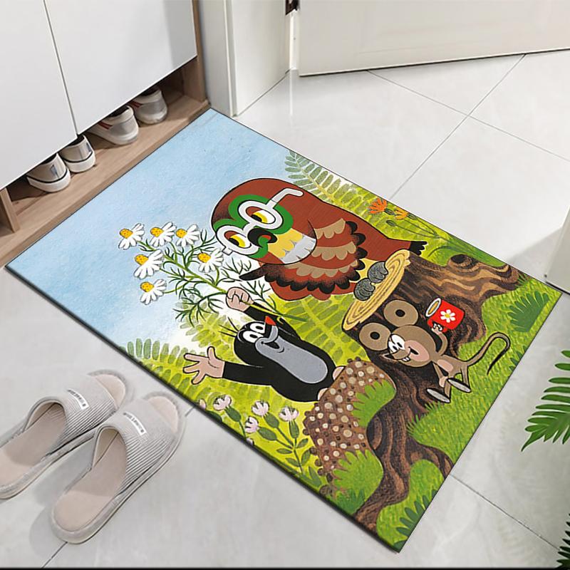 Krtek Printed Carpetrugfor Office Chair Living Room Bedroom Kitchen Room Decor Gifts