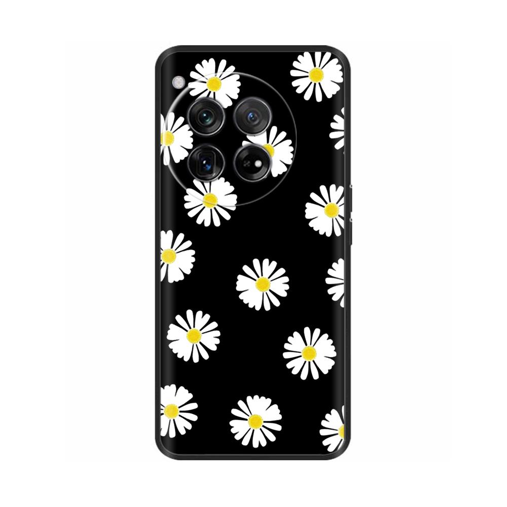Para OnePlus 12 Funda de Teléfono Negra de TPU Suave Para One plus 12R Carcasa En Oneplus12 5G 1+12 Protector Parachoques Silicona Funda Suave Fundas