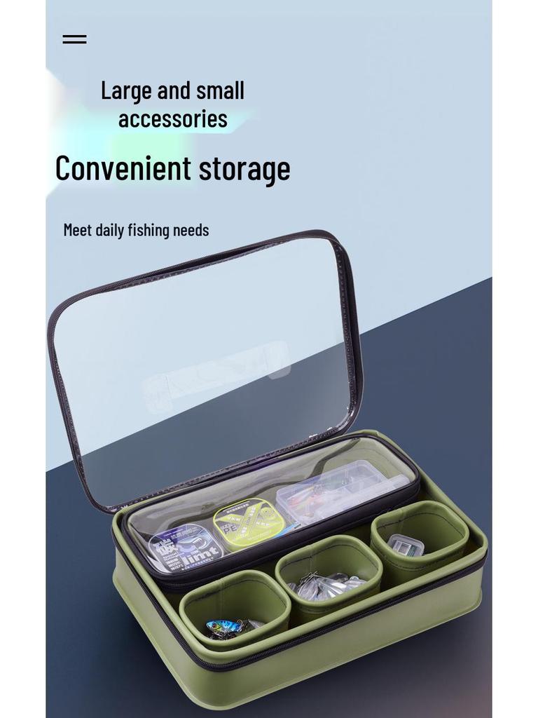EVA 5-Piece Round Bait Box Set - Carp Fishing Gear & Tackle Storage