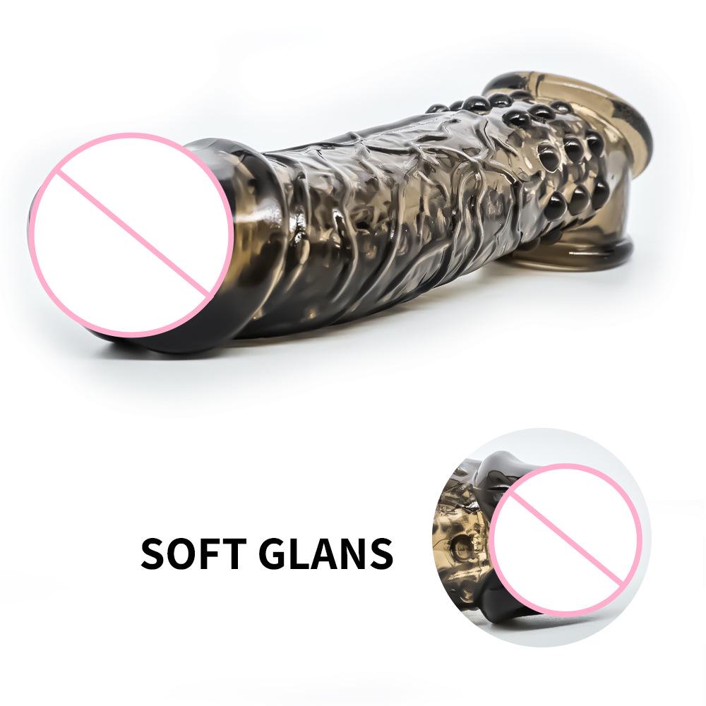 Crystal Wolf Tooth Men's Enhancing Sleeve Set - Fun Couples Toy, Adult Pleasure Product