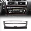 For BMW 1 2 Series F20 F21 F22 F23 2012-2017 Real Carbon Fiber Central Control Air Conditioning Mode Button Frame Trim Sticker