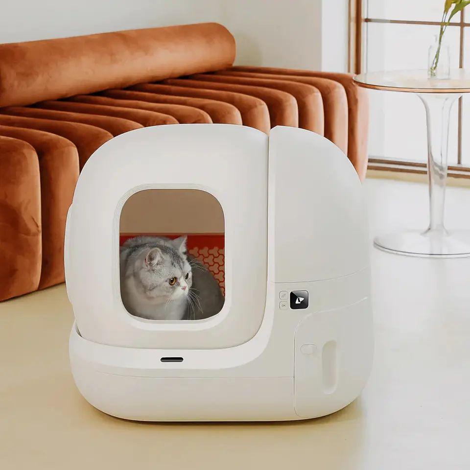 Intelligent MAX Electric Cat Litter Box - Deodorization, Automatic Waste Removal, Suitable for Large Cats