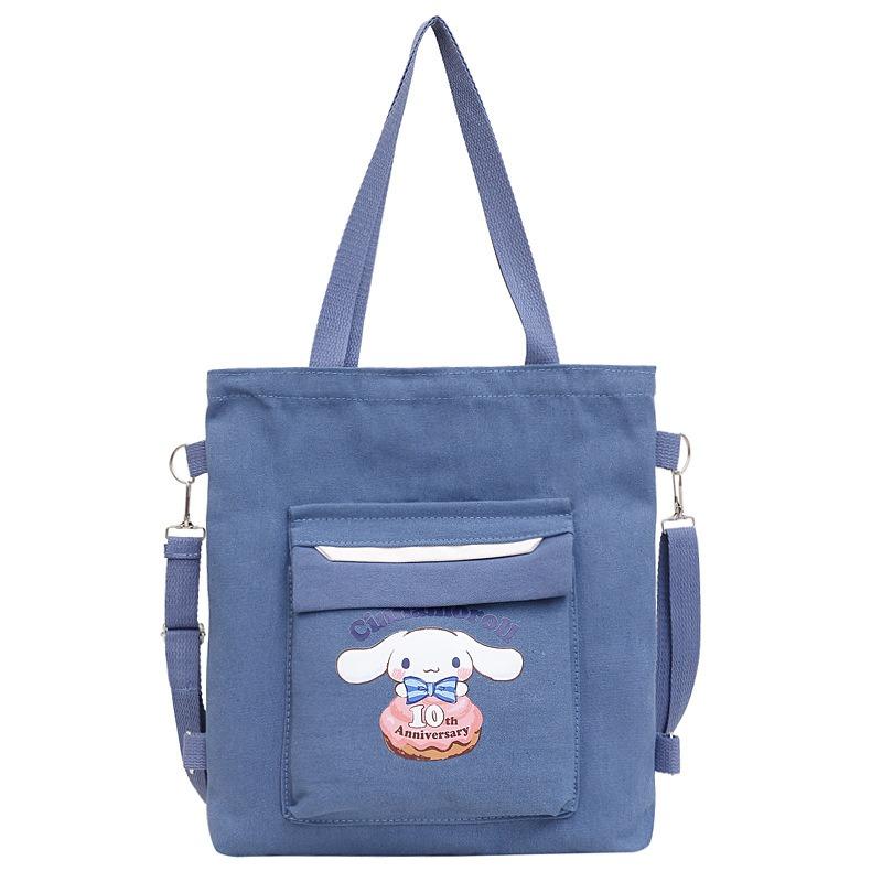 Geantă de tutoriat pentru studenți de capacitate mare, geantă de pânză, geantă de umăr nouă, geantă messenger dulce la modă, rucsac