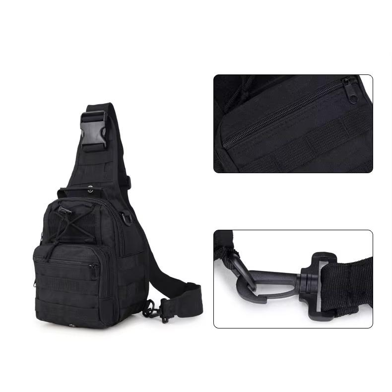 Waterproof Outdoor Motorcycle Chest Sling Bag Men Tactical Moto Side Bag Crossbody Shoulder Bag Sport Men's Fanny Pack Backpacks