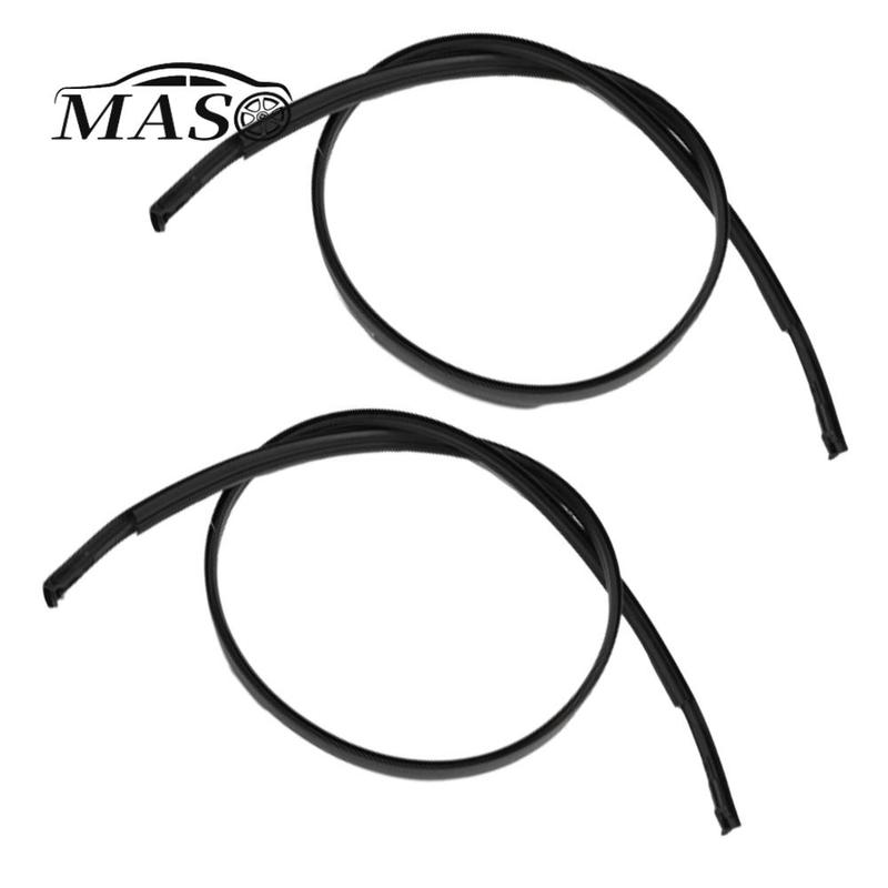 2PCS Left+Right Side Roof Drip Moulding Drip Finish Seal Strip for Toyota Yaris Sedan 2007 2008 2009 2010 2011 75551-52160