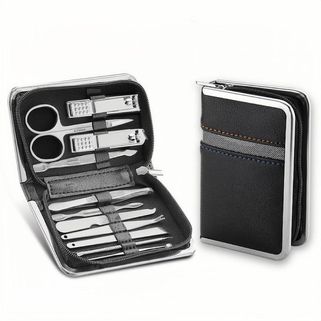 26-Piece Nail Clippers & Manicure Tool Set with Zipper Pouch