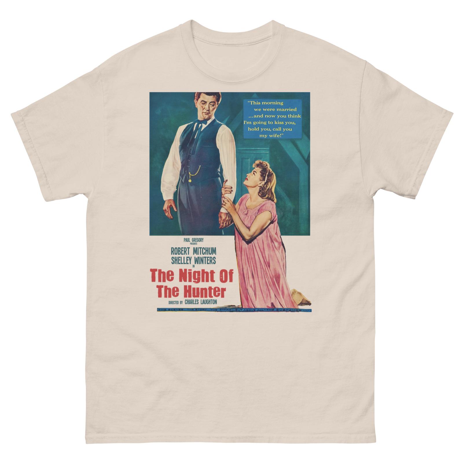 The Night of the Hunter T Shirt | Classic Movie Art Tee | Vintage Film Fan Shirt XXXL