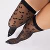 Popular Leopard Stockings Sexy Underwear Black sheer Silky Hosiery Summer See Through Socks Thigh High Stockings medias