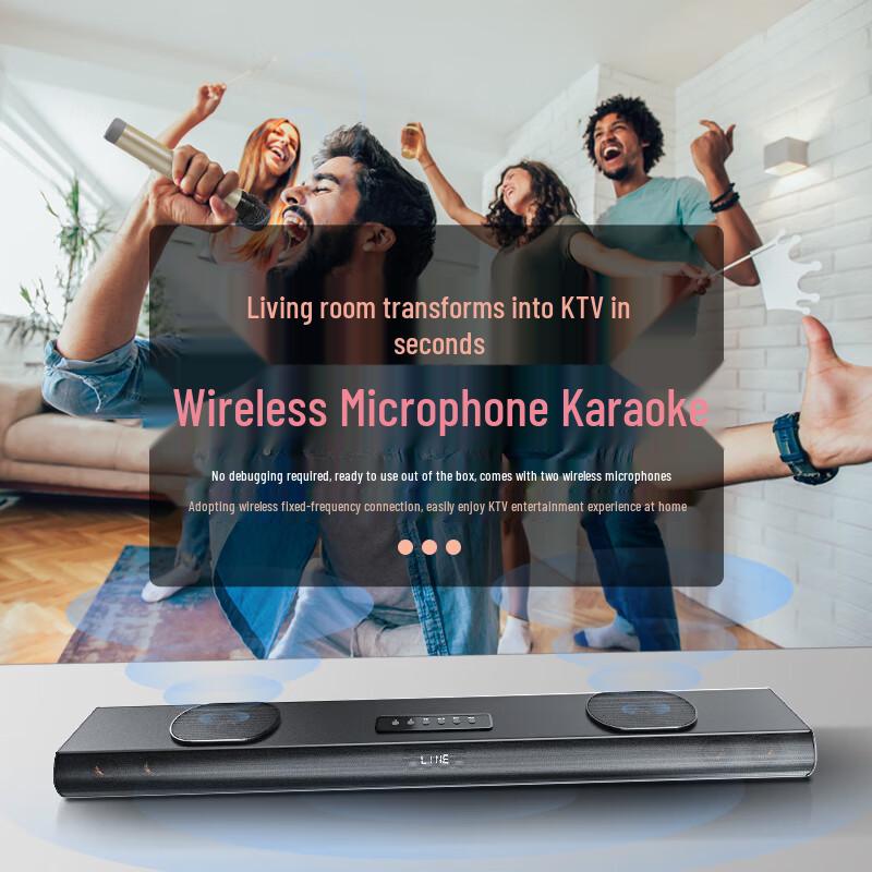 THINKYA Home Theater Bluetooth Soundbar System CN Plug (adapter Included)