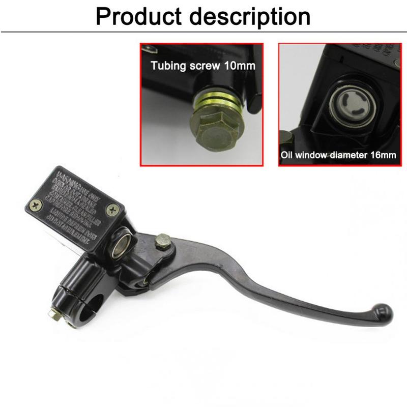 Hydraulic Brakes Universal Motorcycle Brake Pump Buggy Scooter Cylinder Pump Handle Accessories Left Right Clutch Lever