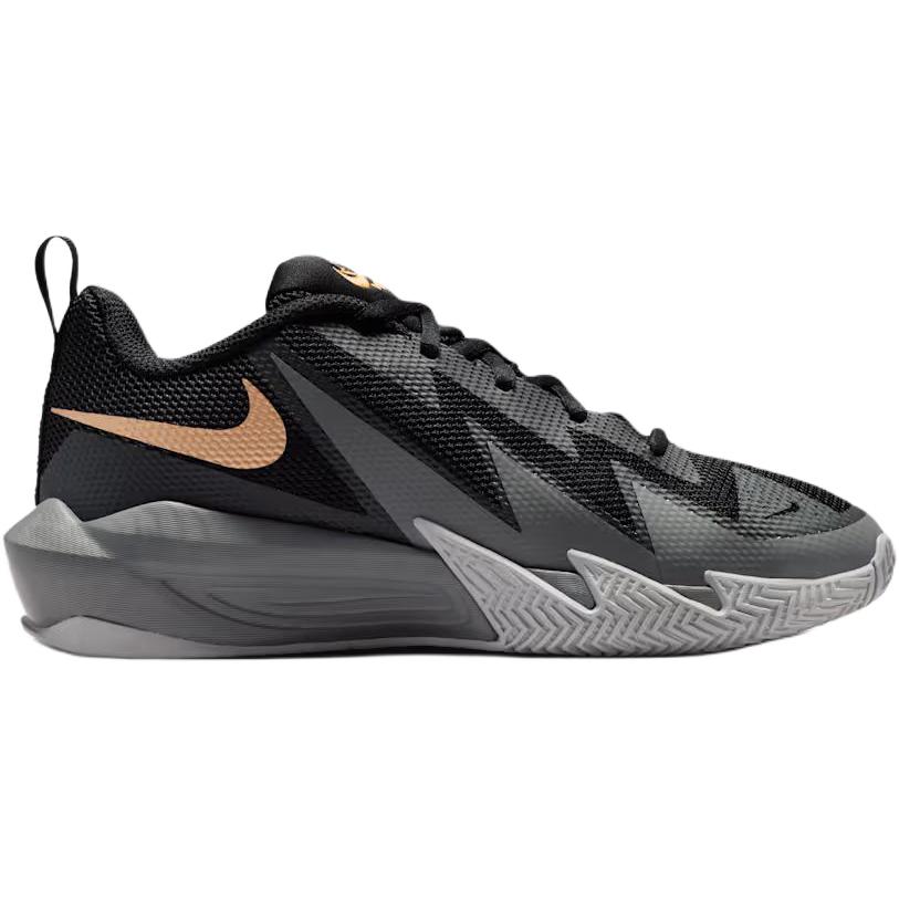 Nike St Dynamite Comfortable Fit Breathable Low Top Basketball Shoes Kids sneaker Black Gray IH2308-001