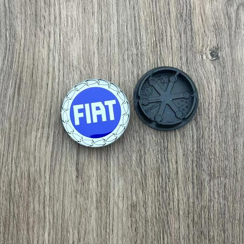 4pcs 50mm Abarth 500 Wheel Center Hub Caps Car Rims Dust Proof Cover Emblem Badge for Fiat Palio Stilo Bravo Perla Puntosiena