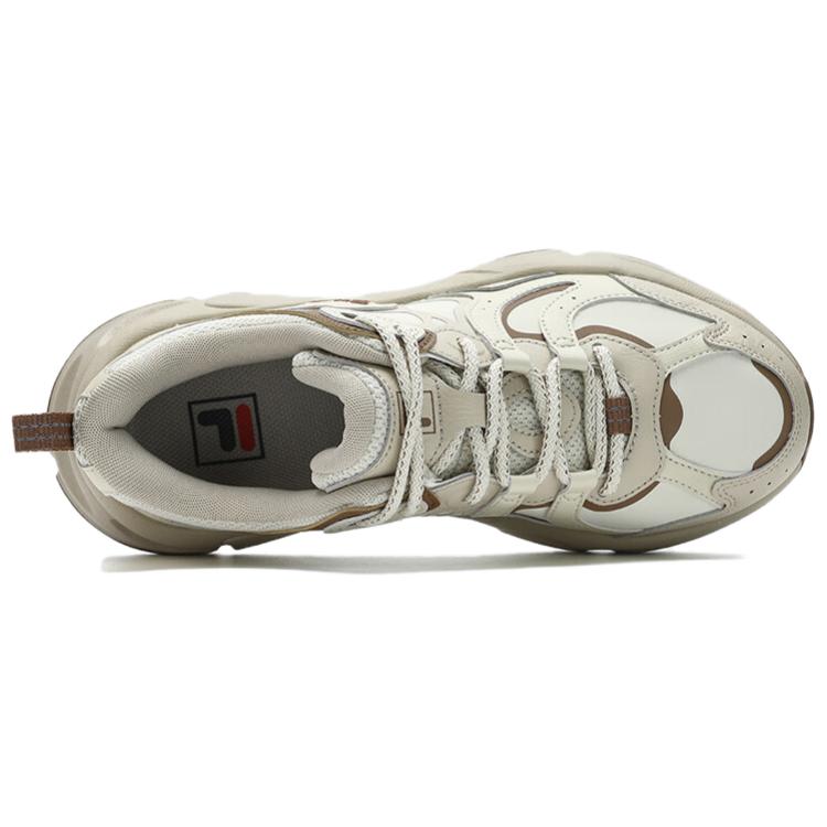 FILA Mars 3 Comfortable Versatile Low-Top Running Shoes Women sneaker Off-White F12W442102FEP