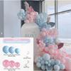 Pink White Macaron Balloon Garland Arch Kit Wedding Birthday Party Decoration Confetti Latex Balloons For Girls Baby
